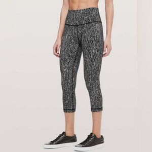Lululemon Wunder Under Crop High Rise Leggings